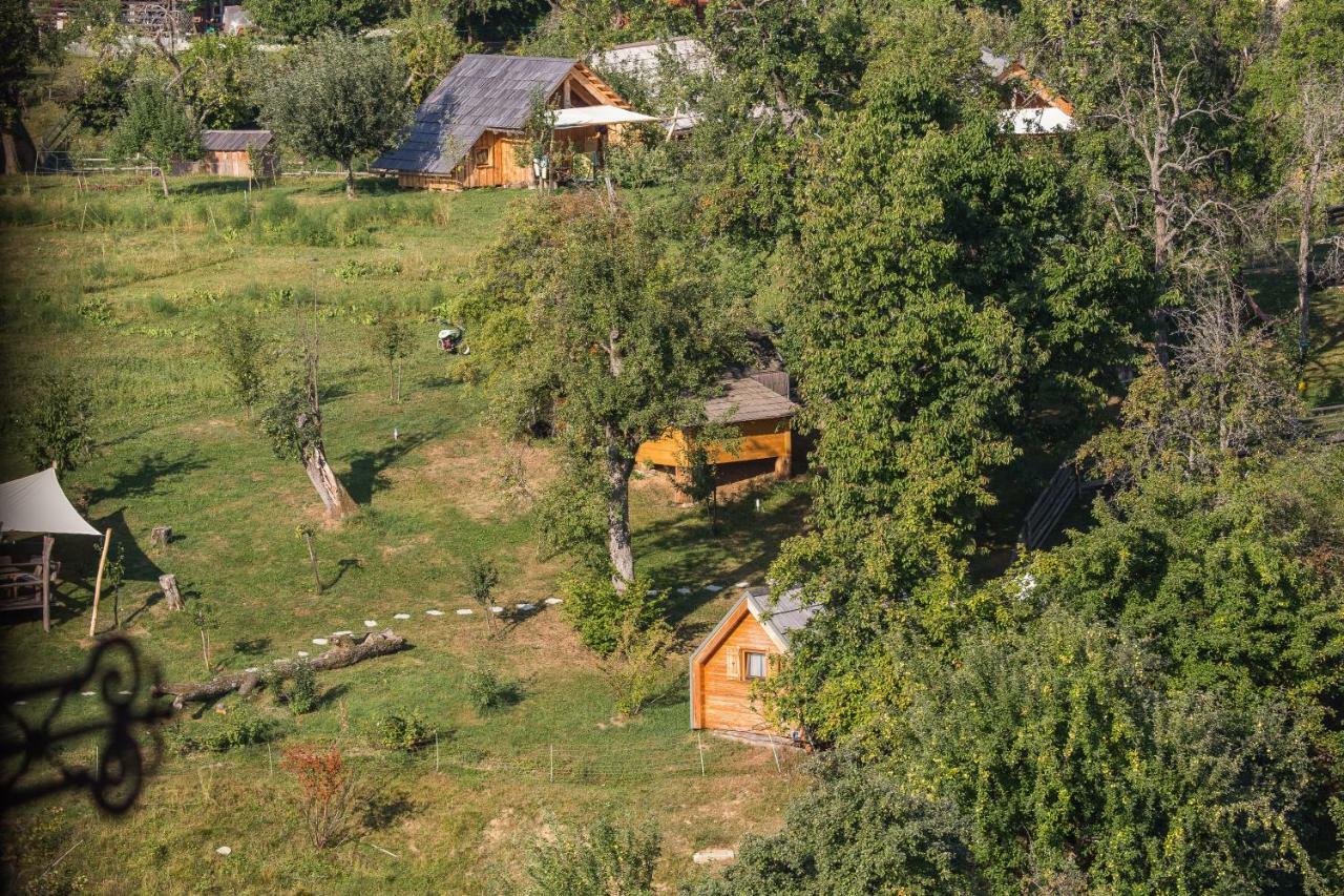 Вилла Glamping Organic Farm Slibar Тржич Экстерьер фото