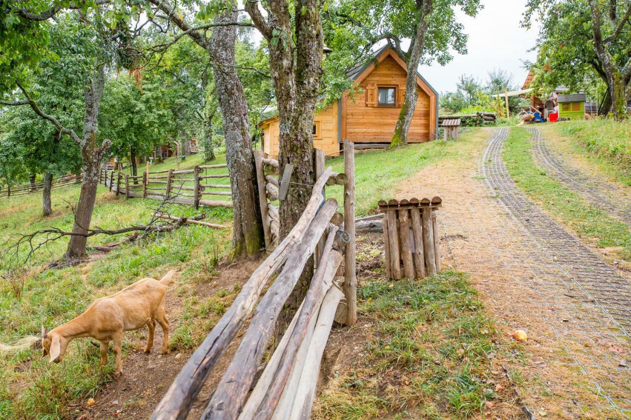 Вилла Glamping Organic Farm Slibar Тржич Экстерьер фото