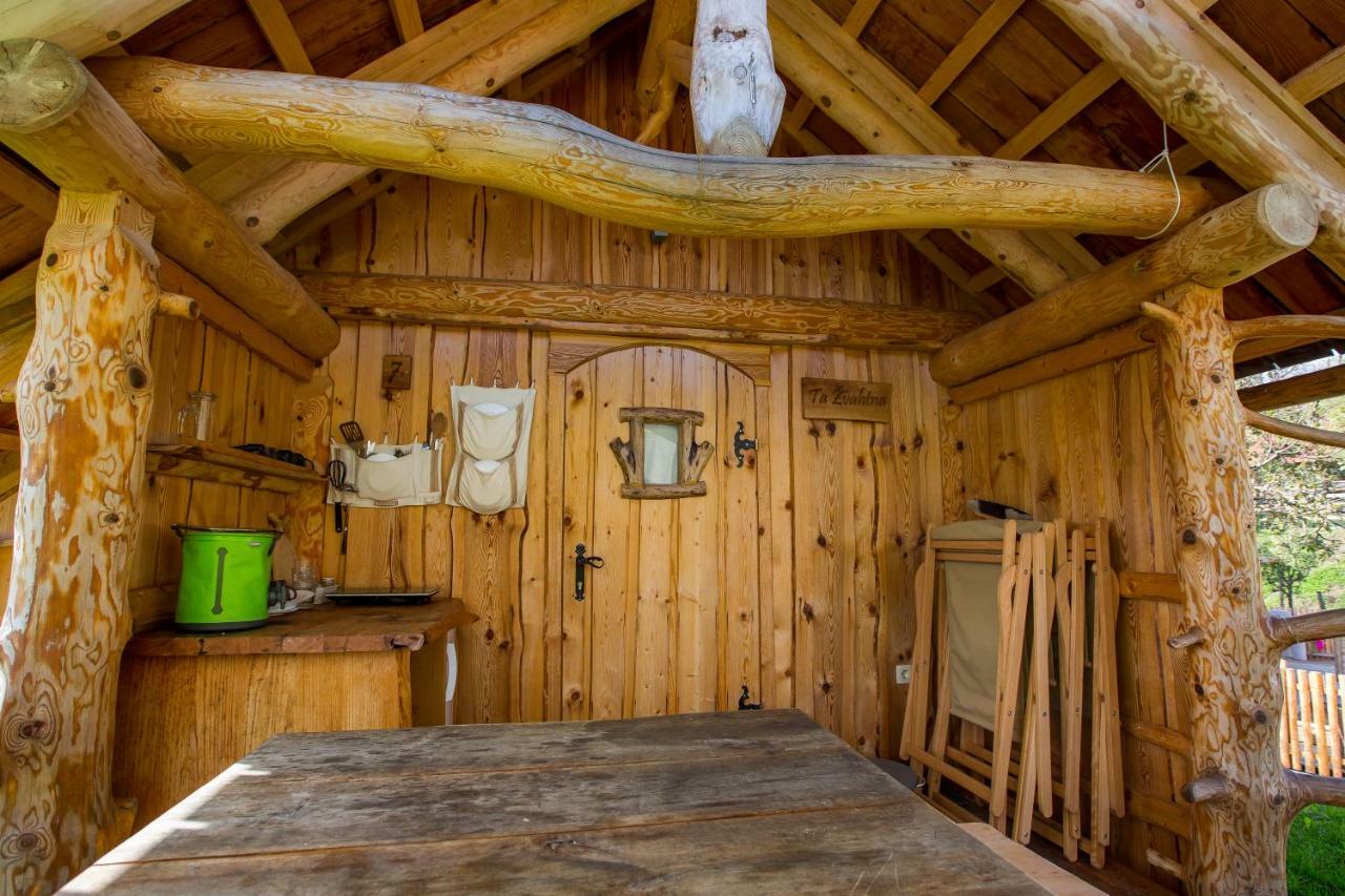 Вилла Glamping Organic Farm Slibar Тржич Экстерьер фото