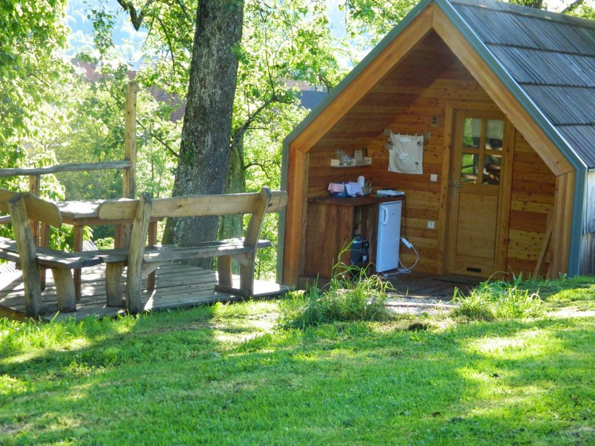 Вилла Glamping Organic Farm Slibar Тржич Экстерьер фото