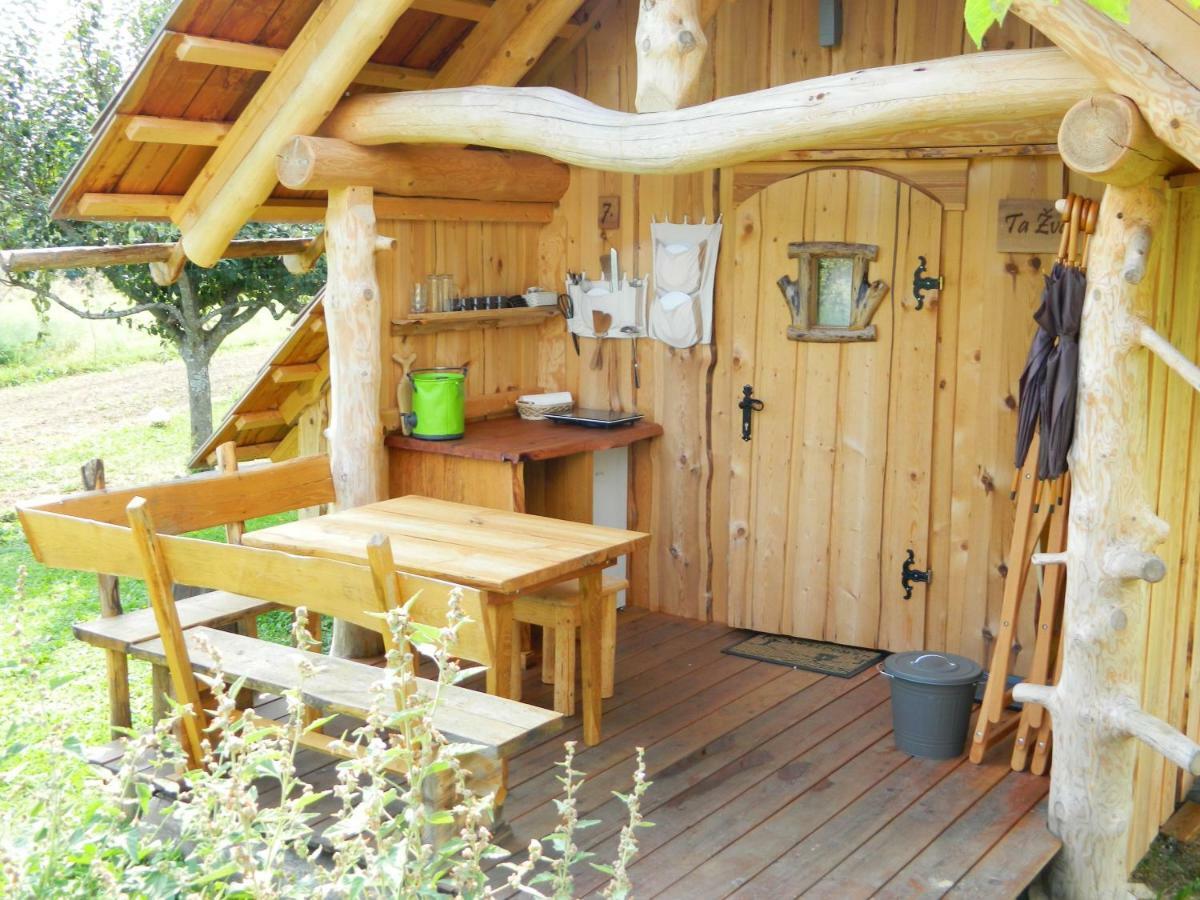 Вилла Glamping Organic Farm Slibar Тржич Экстерьер фото